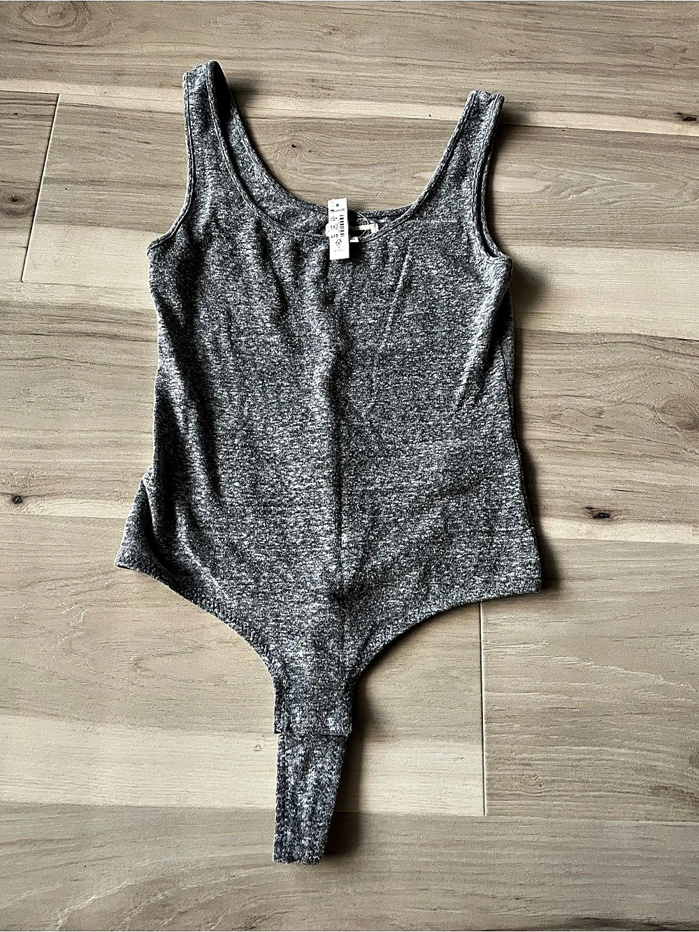 Madewell One-Piece bodysuit in Gray Size Medium NWT